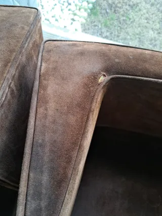 4 Sillones Vintage Ruedas Años 70 Marrón