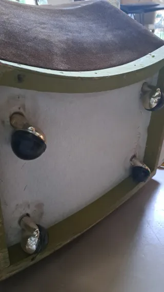 4 Sillones Vintage Ruedas Años 70 Marrón