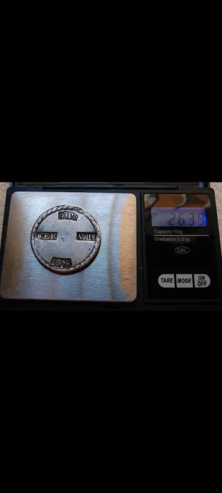 5 Pesetas Tarragona Fernando VII 1809