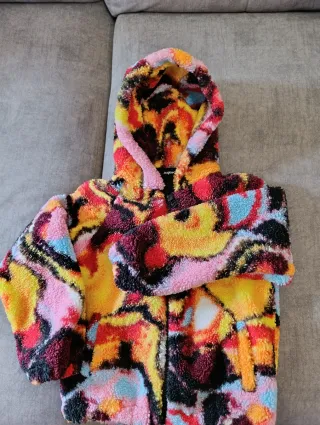 Abrigo Desigual niña multicolor talla 9-10