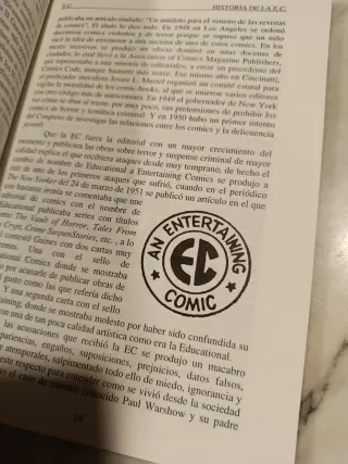 Historia de la editorial E.C Comic