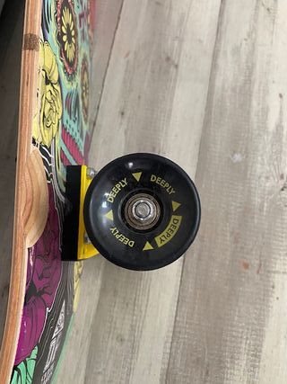 Skate DP Diseño Calavera Flores