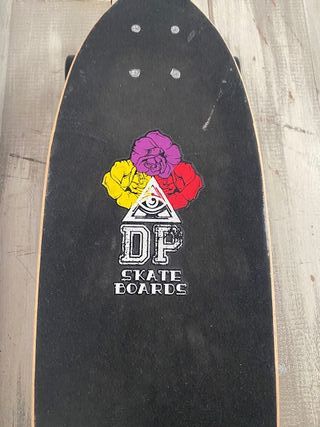 Skate DP Diseño Calavera Flores
