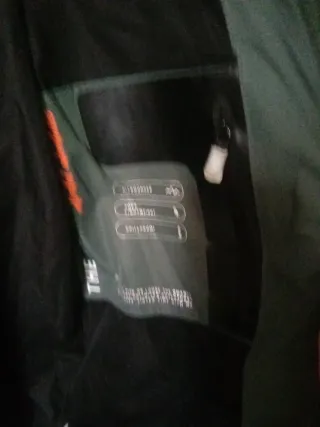 Chaqueta verde larga mujer