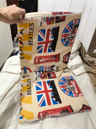 Conjunto de 2 cojines decorativos Londres
