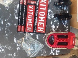 Reposapiés para moto Transalp