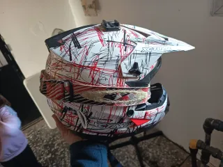 Casco Moto Enduro/Cross + Trípode