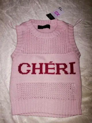 Chaleco rosa talla XS