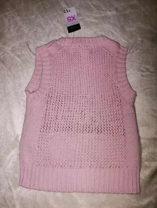 Chaleco rosa talla XS