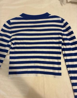 Jersey rayas azul y blanco