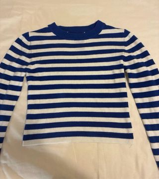 Jersey rayas azul y blanco