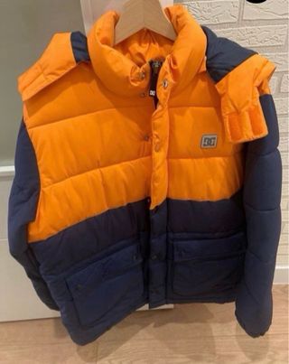 Abrigo DC Shoes Naranja y Azul