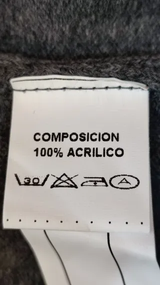 Chaleco hombre XXL gris y rosa