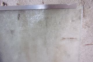 Pannello doccia vetro temperato satinato