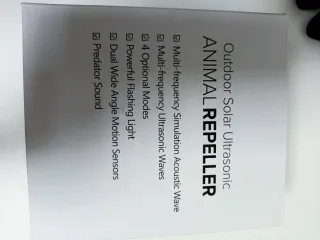 Repelente Ultrasónico Animales Jardín USB