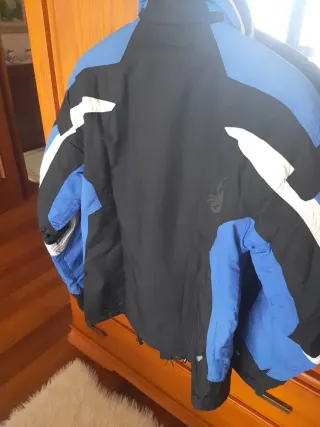 Chaqueta Spyder Hombre Negra y Azul