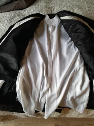 Traje de Novio Plata y Blanco