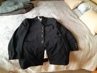 Traje de Novio Plata y Blanco