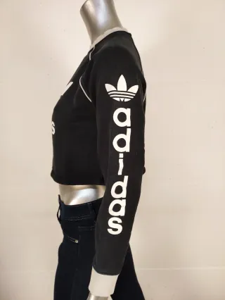 Felpa Adidas Vintage donna manica lunga