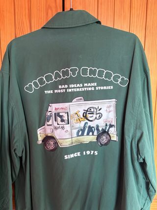 Cazadora Boxy Zara Talla M