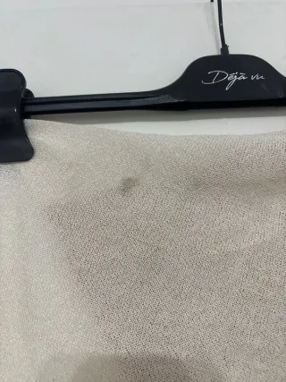 Stola oro e bianca con frange