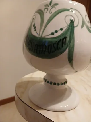 Coppa Vintage Antica Bassano Dipinta Mano