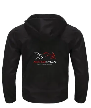 Chaqueta Cortavientos Motorsport Negra Talla L