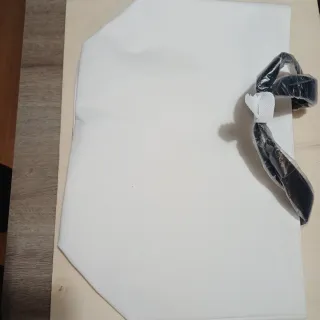 Bolso Rochas de algodón blanco