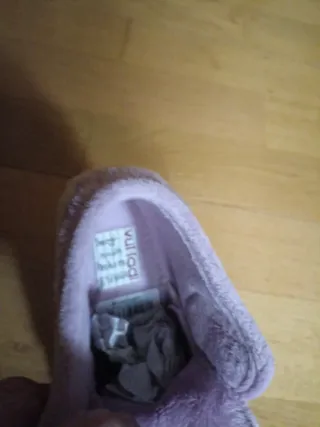 Zapatillas casa niña unicornio velcro N.26