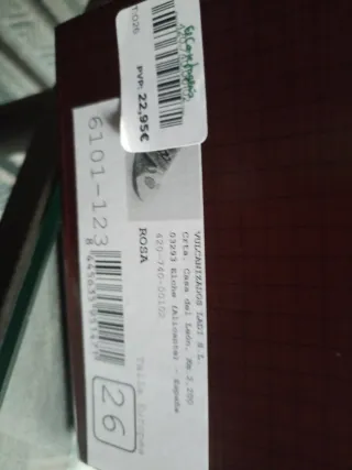 Zapatillas casa niña unicornio velcro N.26