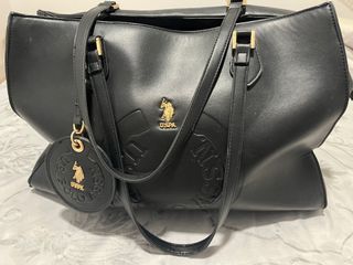Bolso Piel Negro US Polo Assn.