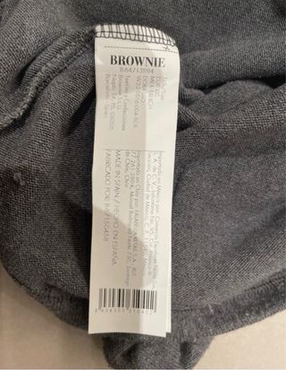 Sudadera con capucha BROWNIE gris