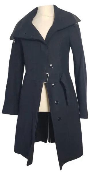 Cappotto Patrizia Pepe Lana Blu Tg 44