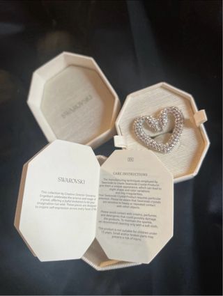 Anillo Swarovski Corazón Brillante