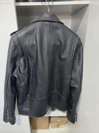 Cazadora de piel auténtica Reclaimed Vintage –