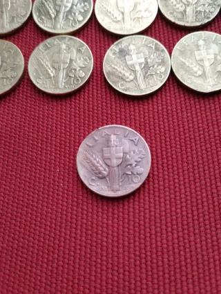 11 Monete 10 Centesimi Italia