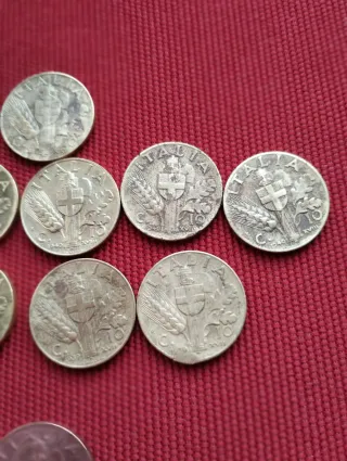 11 Monete 10 Centesimi Italia