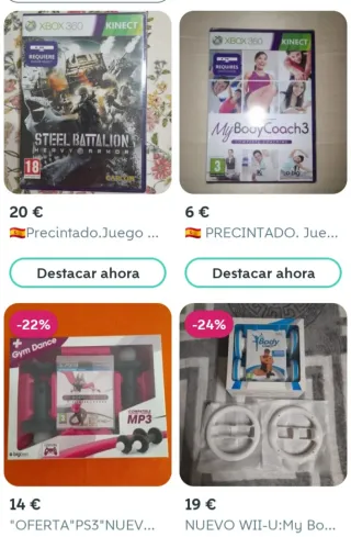 🇪🇦 PRECINTADO. Juego XBOX 360 My Body Coach 3