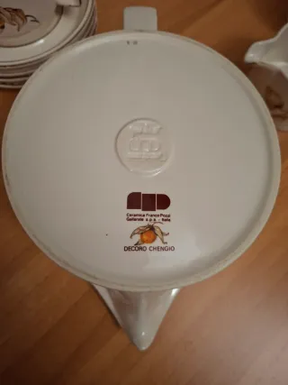 Servizio da tè per 4 persone Franco Pozzi