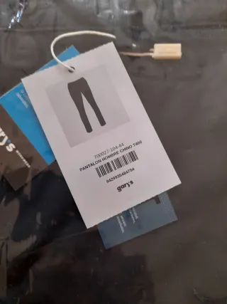 Pantalón Chino Hombre Gary's Workwear Negro