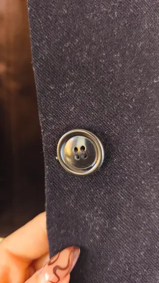 Abrigo largo paño mujer hecho a mano