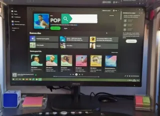 Monitor Philips IPS 24 Nero/Multicolore