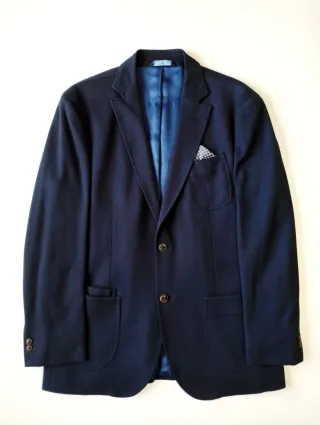 Blazer Massimo Dutti Azul Hombre