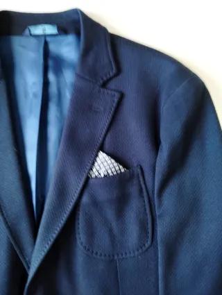 Blazer Massimo Dutti Azul Hombre