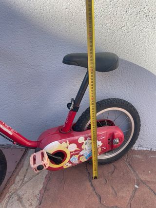 Bicicleta infantil Btwin roja