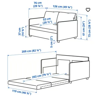 Sofá Cama Ikea Gris