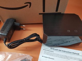 SET Aerografo con Compresor 40PSI Dual