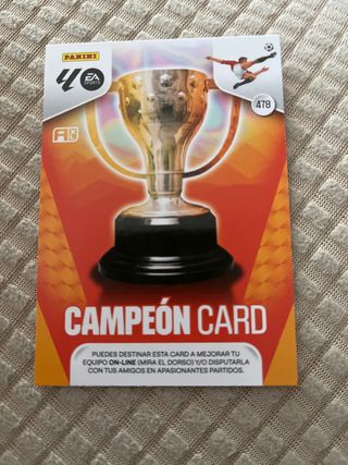 Panini Adrenalyn XL 25 26 Campeón Card 478