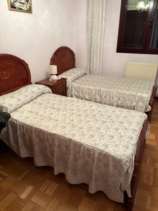 Camas gemelas 90x180 con cabeceros