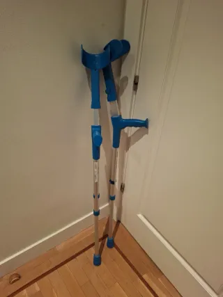 Muletas infantiles aluminio ajustables